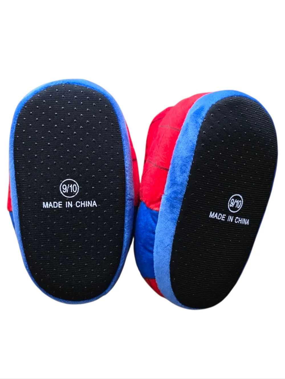 Marvel Spider-Man Light Up Plush Slippers Kids Size 9/10 New - Picture 3 of 7